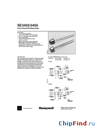 Datasheet SE3455 manufacturer Honeywell