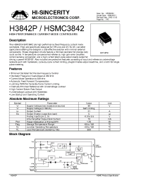 Datasheet H3842 manufacturer Hi-Sincerity
