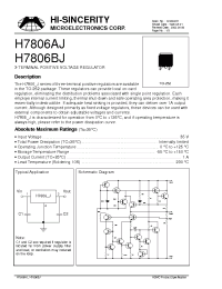 Datasheet H7806AJ manufacturer Hi-Sincerity