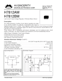 Datasheet H7812BM manufacturer Hi-Sincerity
