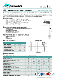 Datasheet HF3223 manufacturer Humirel