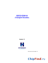 Datasheet GDC21D301A manufacturer Hynix