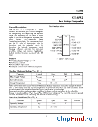 Datasheet GL6552 manufacturer Hynix