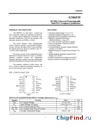 Datasheet GM6535 manufacturer Hynix