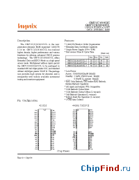 Datasheet GM71C18163C-5 manufacturer Hynix