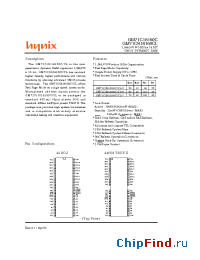 Datasheet GM71CS18160CT/CLT-6 manufacturer Hynix