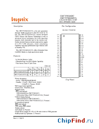 Datasheet GM71V65163C manufacturer Hynix