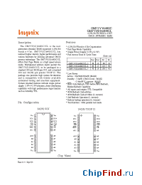 Datasheet GM71VS16400CT/CLT-5 manufacturer Hynix