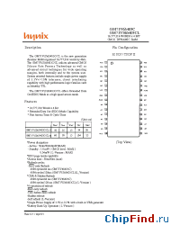 Datasheet GM71VS65403C/CLT-6 manufacturer Hynix