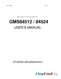 Datasheet GMS84512 manufacturer Hynix