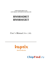 Datasheet HMS81020ET20 manufacturer Hynix