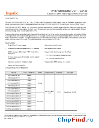 Datasheet HY57V281620HCT-KI manufacturer Hynix