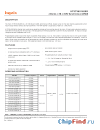 Datasheet HY57V651620BLTC-55 manufacturer Hynix