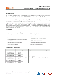 Datasheet HY57V653220BTC-10 manufacturer Hynix