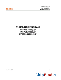Datasheet HY5PS121621LF-X manufacturer Hynix