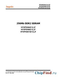 Datasheet HY5PS561621F-C4 manufacturer Hynix
