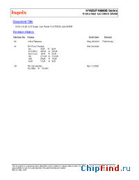 Datasheet HY62UF16800B-I manufacturer Hynix