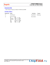 Datasheet HY62UF16806B-C manufacturer Hynix