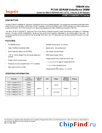 Datasheet HYM71V16655HCLT6-8 manufacturer Hynix