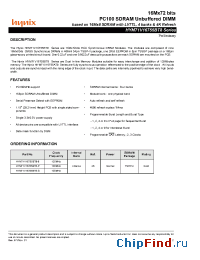 Datasheet HYM71V16755BT8 manufacturer Hynix