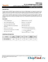 Datasheet HYM71V16C735AT8-H manufacturer Hynix