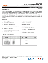 Datasheet HYM72V16656BLT6-S manufacturer Hynix