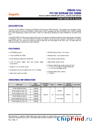 Datasheet HYM7V65801BTQG-10S manufacturer Hynix