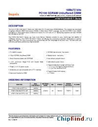 Datasheet HYM7V75A1601BTFG-10P manufacturer Hynix