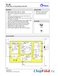 Datasheet iC-JE-SO8 manufacturer IC Haus