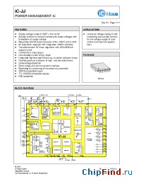 Datasheet iC-JJ-MQFP44 manufacturer IC Haus