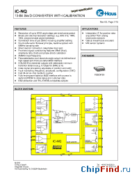 Datasheet iC-NQ-TSSOP20 manufacturer IC Haus