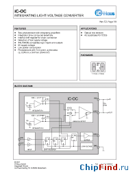 Datasheet iC-OC manufacturer IC Haus
