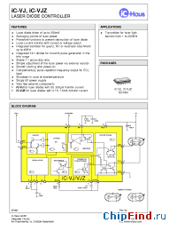 Datasheet iC-VJZ-SO16N manufacturer IC Haus