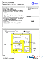 Datasheet iC-WD-SO8 manufacturer IC Haus