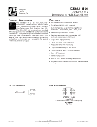 Datasheet 211AI01L manufacturer ICST