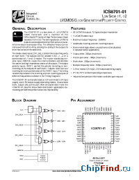 Datasheet 8701AY-01 manufacturer ICST