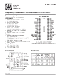 Datasheet ICS83023 manufacturer ICST