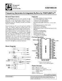 Datasheet ICS9148B-04 manufacturer ICST