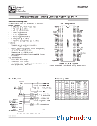 Datasheet ICS950201yFT manufacturer ICST