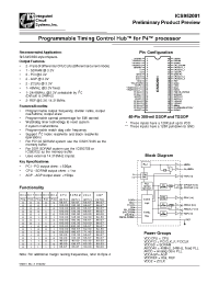 Datasheet ICS952001 manufacturer ICST