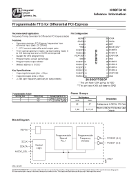 Datasheet ICS9FG110 manufacturer ICST