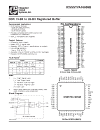 Datasheet ICSSSTVA16859B manufacturer ICST