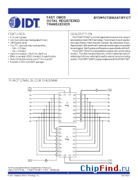 Datasheet 29FCT2052T manufacturer IDT
