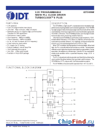 Datasheet 5V996 manufacturer IDT