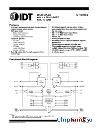 Datasheet 7008 manufacturer IDT