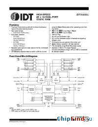 Datasheet 7035 manufacturer IDT