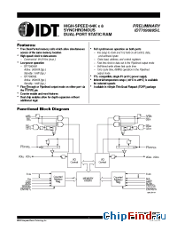 Datasheet 709089 manufacturer IDT