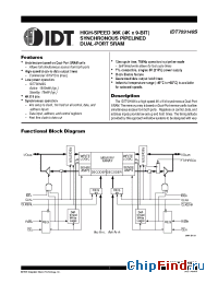 Datasheet 709149 manufacturer IDT