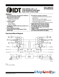 Datasheet 709349 manufacturer IDT