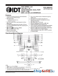 Datasheet 70T659 manufacturer IDT